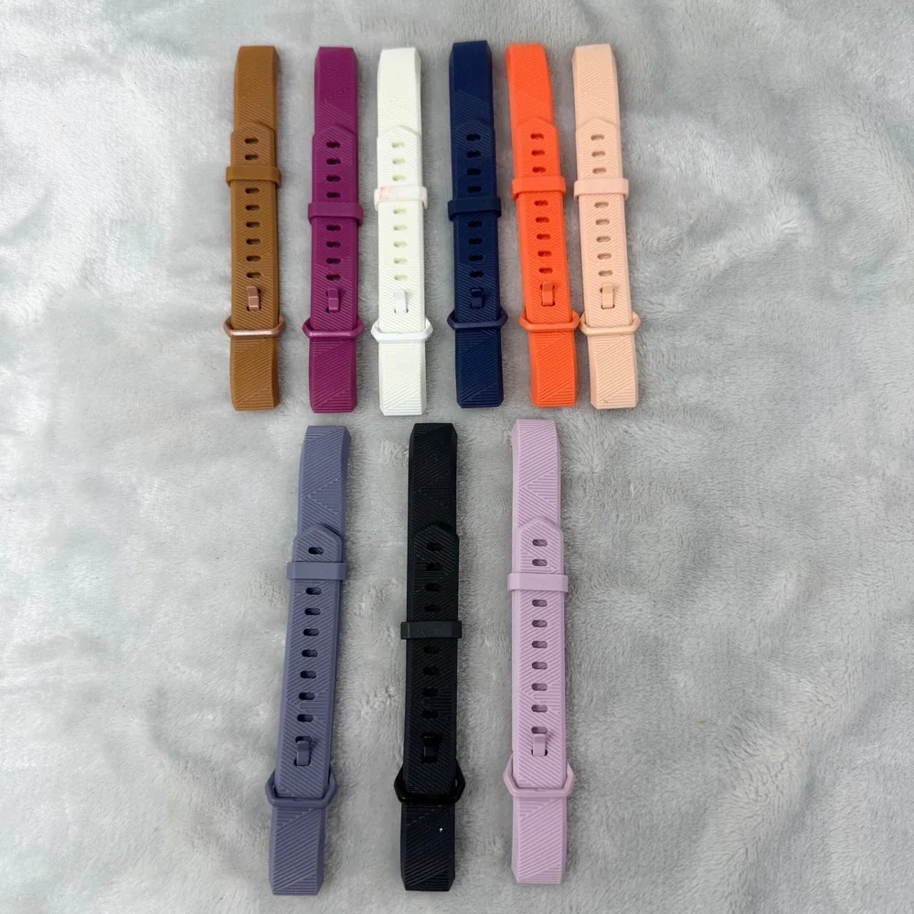 Fitbit Alta HR Replacement Bands 9 Pack Large Multi-Color Silicone Straps New